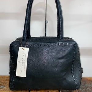 Calleen Cordero Black Leather Bag